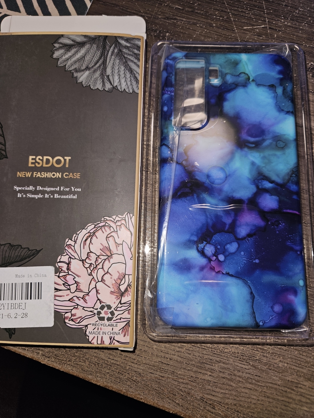 Blue Marble Phone Case - Stylish Protective Cover For Samsung S21